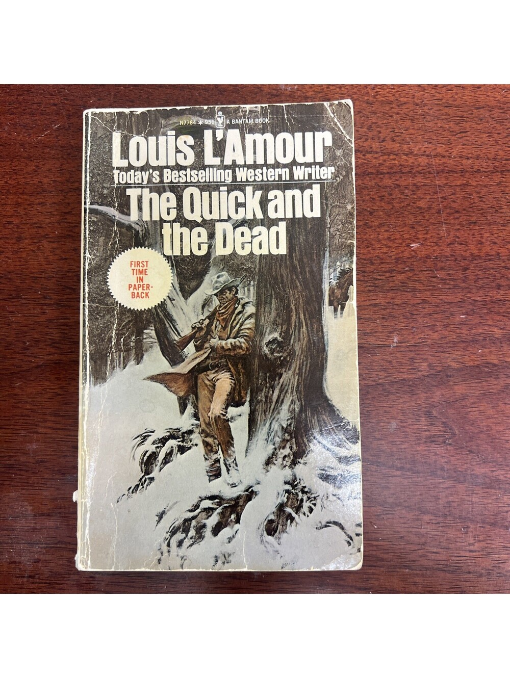 The Quick And The Dead Western Paperback Book Louis L'Amour Bantam Books 1981